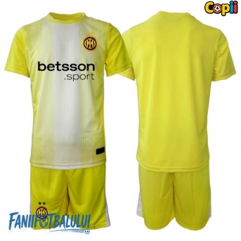 Inter Milan Portarii Echipament de Fotbal Replică 2025-26 Copii Deplasare (+ Șorturi)